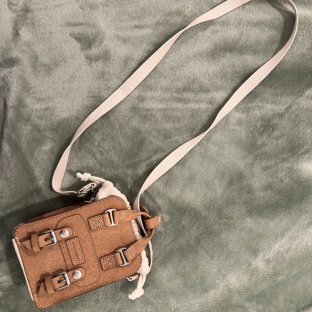 Doughnut Unisex Macaroon Tiny Bucket Crossbody Bag